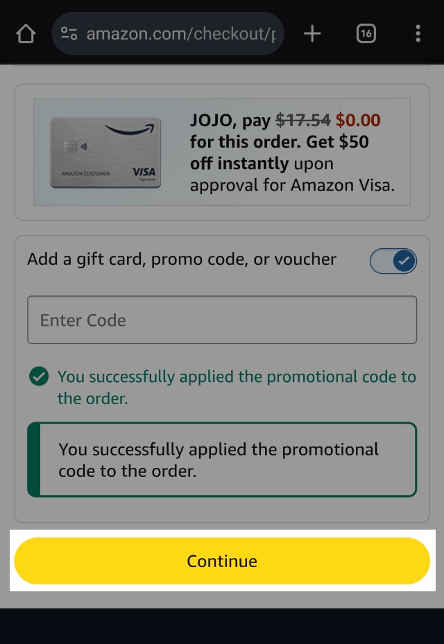 Paste and apply the code