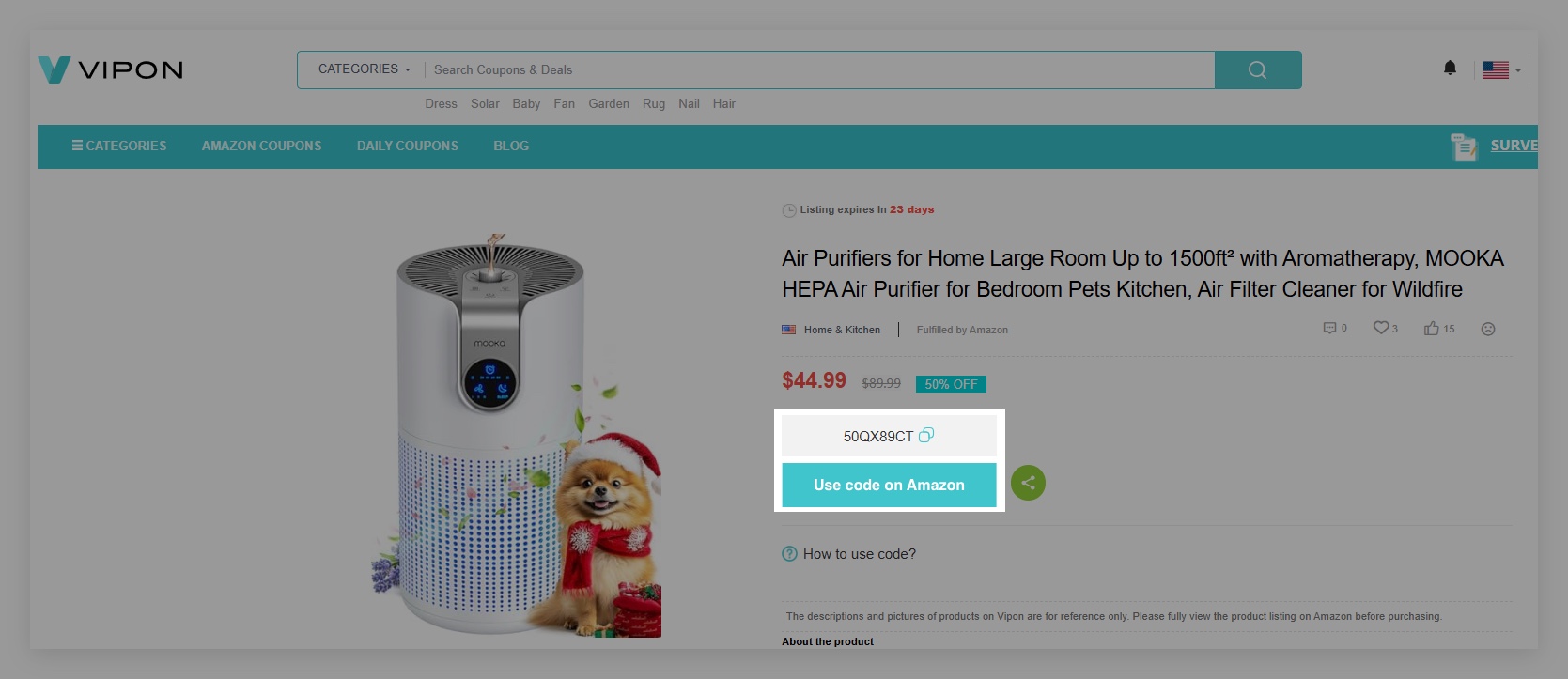 Get promo code